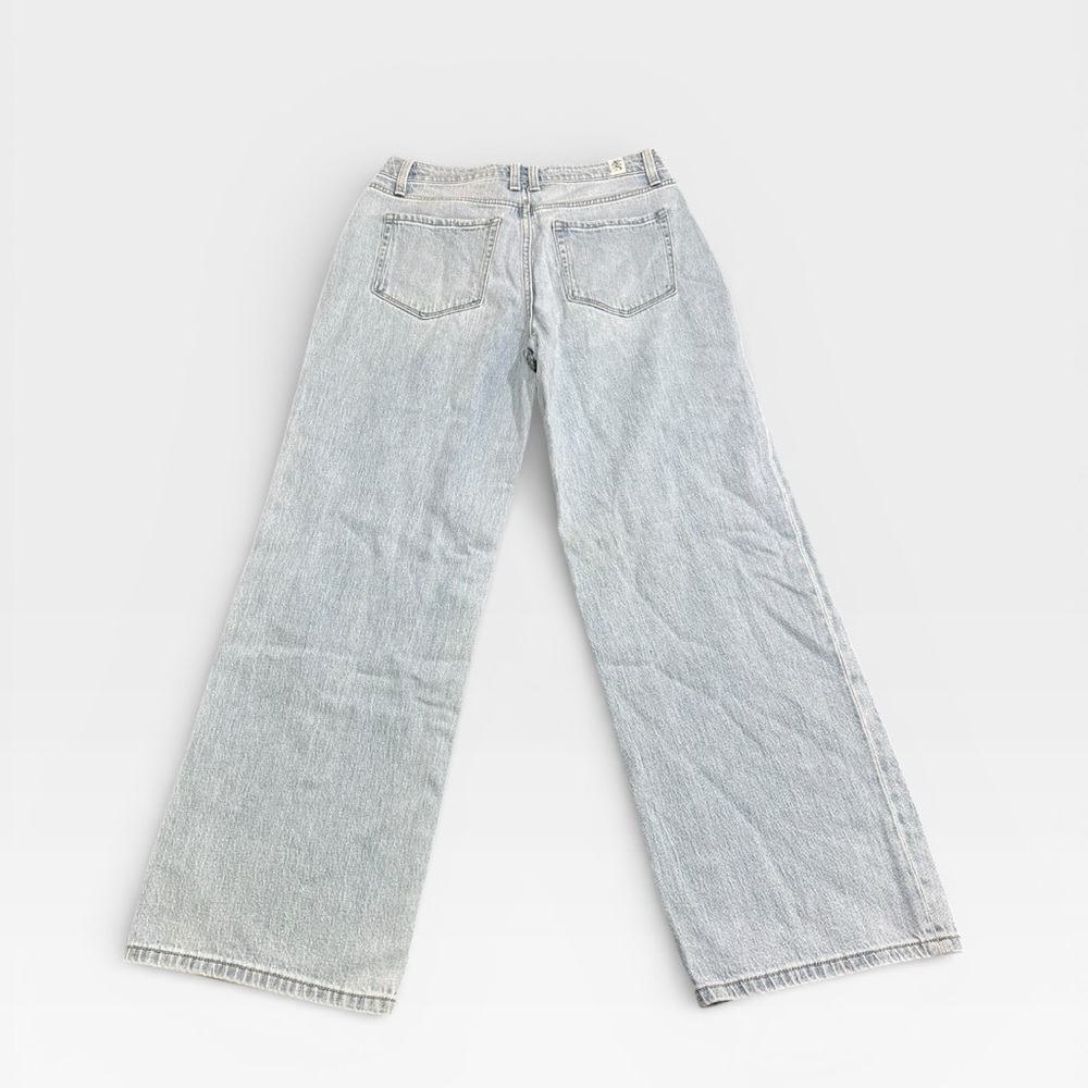 NWOT Altar’d State Light Wash Wide Leg Denim Jeans 28 - Picture 4 of 9